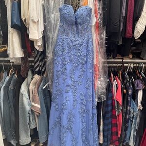 Sherri Hill Dress 54227 Periwinkle Size 6-BRAND NEW, Tags still on